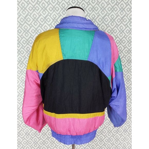 Vtg Dani Colby Windbreaker Bomber Skii Jacket - Picture 3 of 9